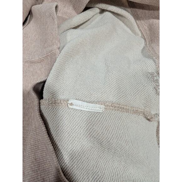 Prana Top Womens Large Cream Crew Neck Sweatshirt Rise & Shine - Picture 6 of 9